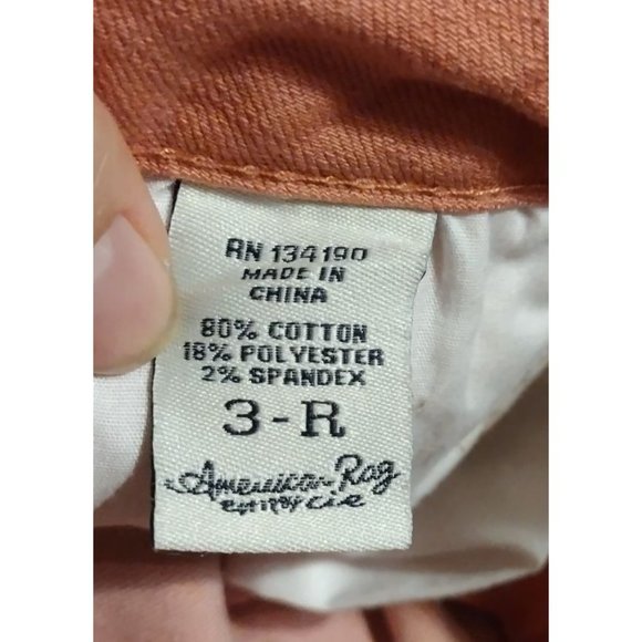 American Rag Women's Super‎ Skinny Low- Rise Pink Denim Jeans ( 3 ) Regular - Picture 7 of 10